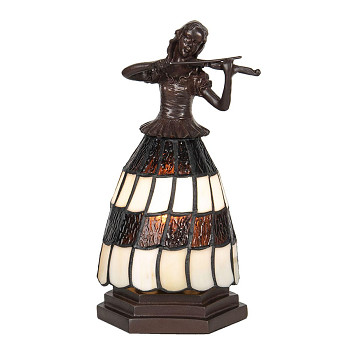 Dekorativní stolní lampa Tiffany WOMAN Clayre & Eef 5LL-6047