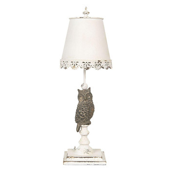 Stolní lampa OWL Clayre & Eef 6LMP662