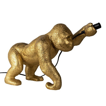 Stolní lampa MONKEY GOLD Clayre & Eef 6LMP728GO