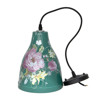 Závěsná keramická lampa FLOWERS Clayre & Eef 6LMP750