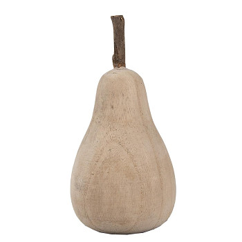 Dekorativní dřevěná hruška Clayre & Eef 6H2134