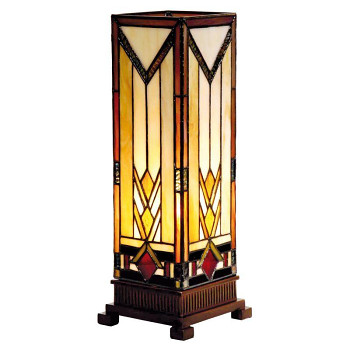 Stolní lampa Tiffany OLD NEW YORK Clayre & Eef 5LL-9331