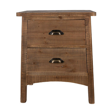 Dřevěný noční stolek Clayre & Eef 5H0659