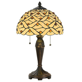 Stolní lampa Tiffany HEMISPHERE Clayre & Eef 5LL-5181