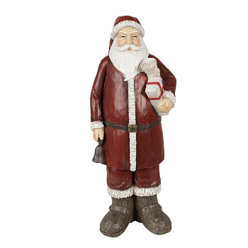 Dekorativní figurka Santa Clause s dárky Clayre & Eef 6PR3913