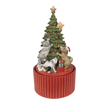 Music box CHRISTMAS TREE Clayre & Eef 6PR3918