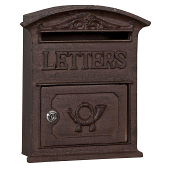 Litinová poštovní schránka LETTERS Clayre & Eef 6Y1267