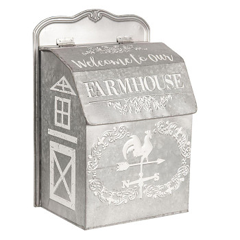 Vintage poštovní schránka FARMHOUSE Clayre & Eef 6Y3549