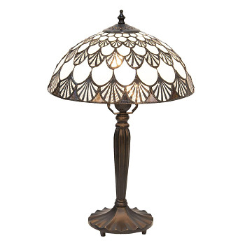 Stolní lampa Tiffany ART DECO Clayre & Eef 5LL-5998