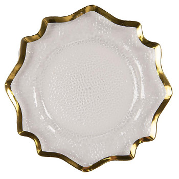 Melaminový dekorativní talíř Clayre & Eef 65238GO