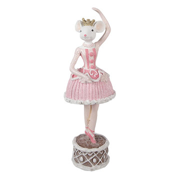Dekorativní figurka tančící myšky Clayre & Eef 6PR3962