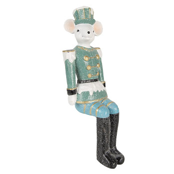 Dekorativní figurka sedící myšky Clayre & Eef 6PR3963