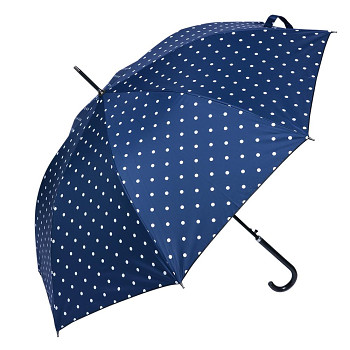Deštník BLUE DOTS Clayre & Eef JZUM0057BL