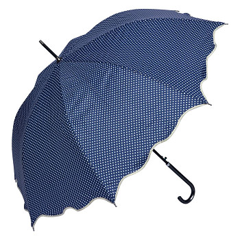 Deštník BLUE DOTS Clayre & Eef JZUM0058BL
