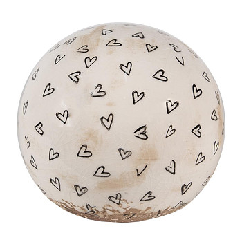 Dekorativní keramická koule Clayre & Eef 6CE1657