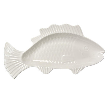 Keramický servírovací talíř FISH Clayre & Eef 6CEBO0067