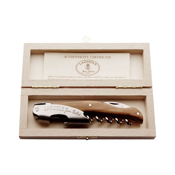 Luxusní sommelierský nůž Laguiole Jean Dubost, olivové dřevo