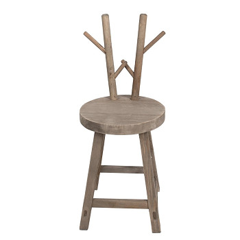 Dřevěná stolička na rostliny ANTLER Clayre & Eef 5H0682