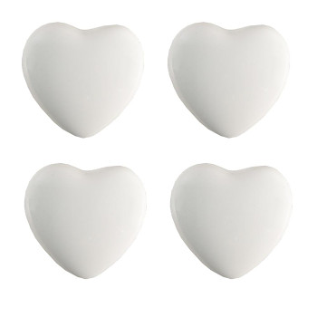 Sada čtyř keramických úchytek HEART Clayre & Eef 65293