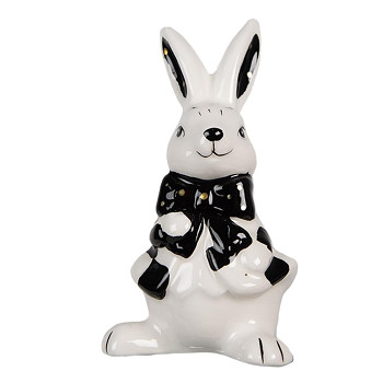 Dekorativní figurka králíka CHECKERED BUNNY Clayre & Eef 6CE1691