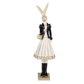 Dekorativní figurka králičí mamky s kabelkou Clayre & Eef 6PR4003