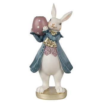 Dekorativní figurka králíka s vajíčkem Clayre & Eef 6PR4057