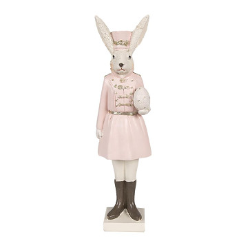 Dekorativní figurka králičí mamky s vajíčkem Clayre & Eef 6PR4130