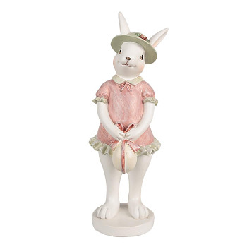Dekorativní figurka králičí mamky s vajíčkem Clayre & Eef 6PR4999