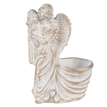 Cementový květináč ANGEL Clayre & Eef 6TE0505