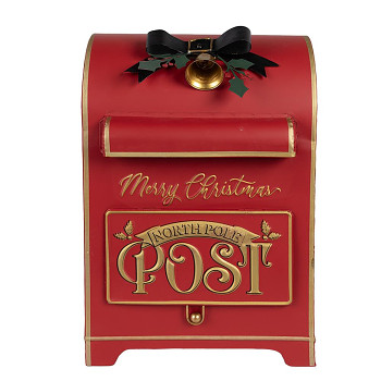 Dekorativní poštovní schránka MERRY CHRISTMAS Clayre & Eef 6Y5518