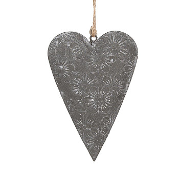Dekorativní kovové srdce Clayre & Eef 6Y5569S