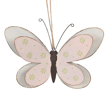 Dekorativní kovový motýl Clayre & Eef 6Y5578S