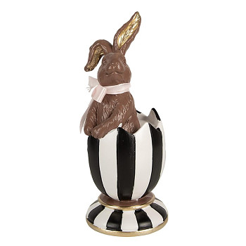 Dekorativní figurka králíka ve vajíčku Clayre & Eef 6PR4100