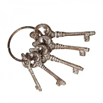 Dekorace staré klíče