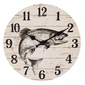 Nástěnné hodiny Fish