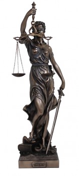 Socha Goddes Justice, bohyně Themis
