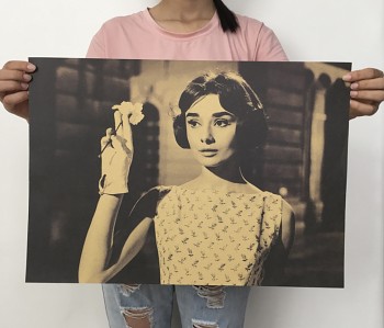 Plakát Audrey Hepburn 51,5x36cm Vintage č.81