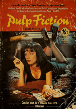 Plakát Pulp Fiction, Uma Thurman č.090, 50.5 x 36 cm