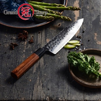 Šéfkuchařský nůž 8" GRAND SHARP TOKUŠIMA vysoce uhlíková ocel
