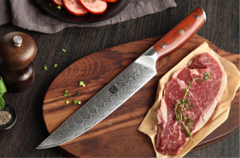 Kuchyňský nůž 8.5" XINZUO AIČI 67 vrstev damaškové oceli