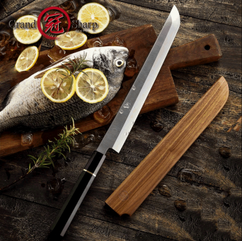 Japonský šéfkuchařský nůž Sakimaru 10.6" Grand Sharp
