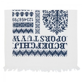 Kuchyňský ručník Cross stitched pattern 40*60 cm