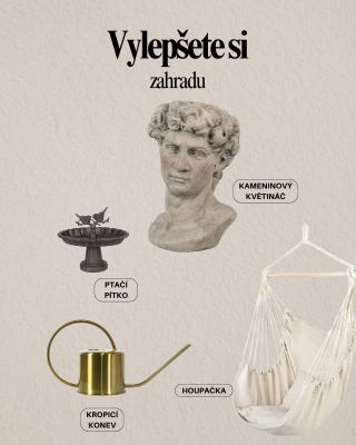 🌸 Každá zahrada má svůj příběh – oživte ten svůj stylovými doplňky z našeho e-shopu. #bytovedoplnky #zahrada #doplnky...